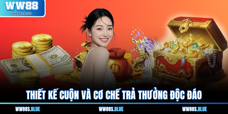 Thiết kế cuộn và cơ chế trả thưởng độc đáo